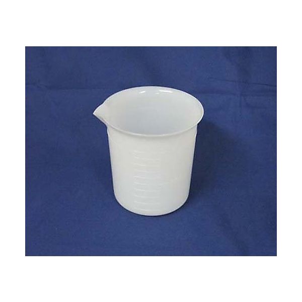 日本メデカルサイエンス PEビーカー(手なし) 200mL M4-455-02 1個 61-3518-90（直送品）