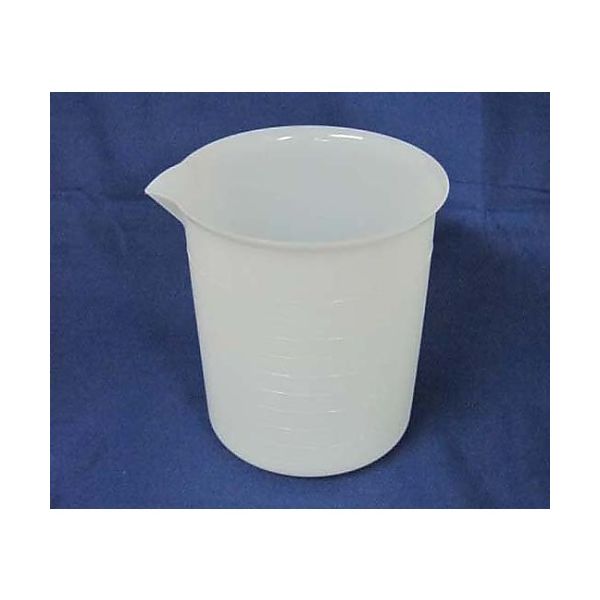 日本メデカルサイエンス PEビーカー(手なし) 500mL M4-455-04 1個 61-3518-92（直送品）