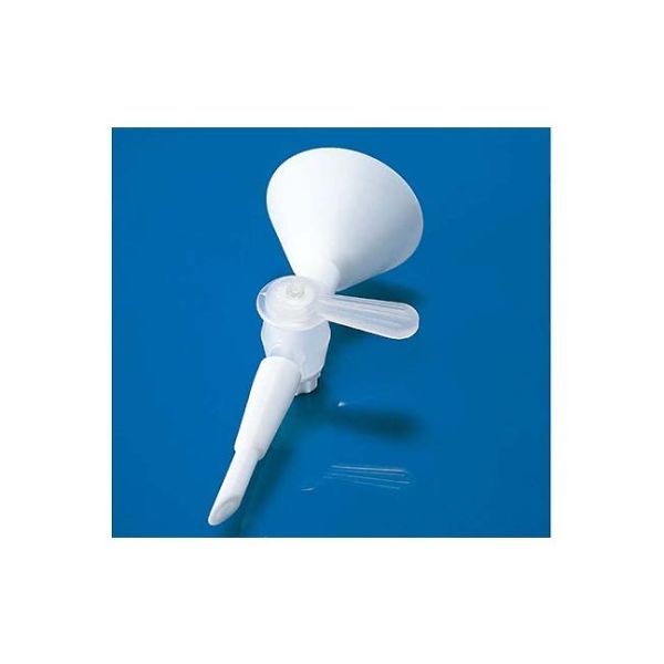 フロン工業 PTFEロート摺合せコック付 60φ 摺15/25 F-1131-02 1個 61-4377-95（直送品）