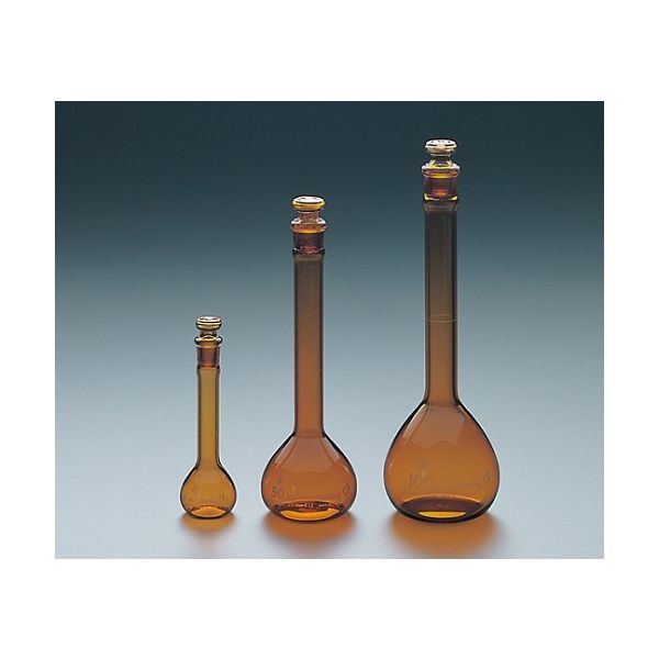 クライミング メスフラスコ 茶 2000 検査成績書付 CL2031-11-10 1式 61-9597-84（直送品）