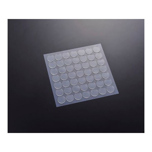 エクシール 転倒防止シート(ゲルタック丸型) Φ30×2.0t 49個入 GT01-22028 1シート(49個) 3-4705-05（直送品）