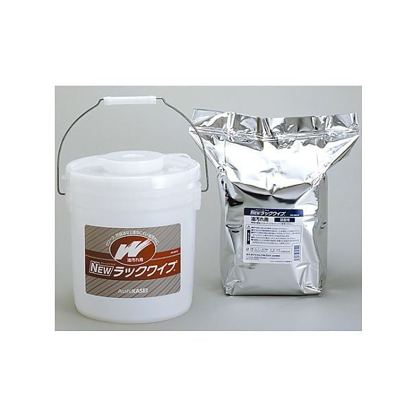 旭化成 NEWラックワイプ 極細繊維不織布 HDー9001R 300枚×4個 083489 1箱(1200枚) 61-0085-63（直送品）