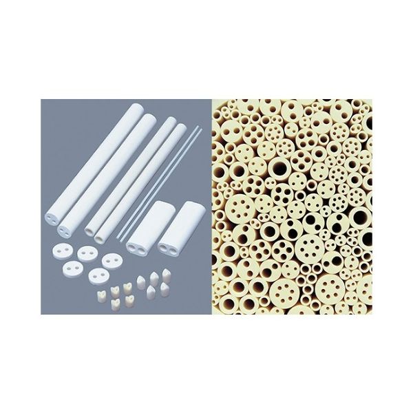 ニッカトー SSAーS絶縁管 2穴 3×0.8×100 100本入 SSASZETU-308100 1パック(100本)（直送品）