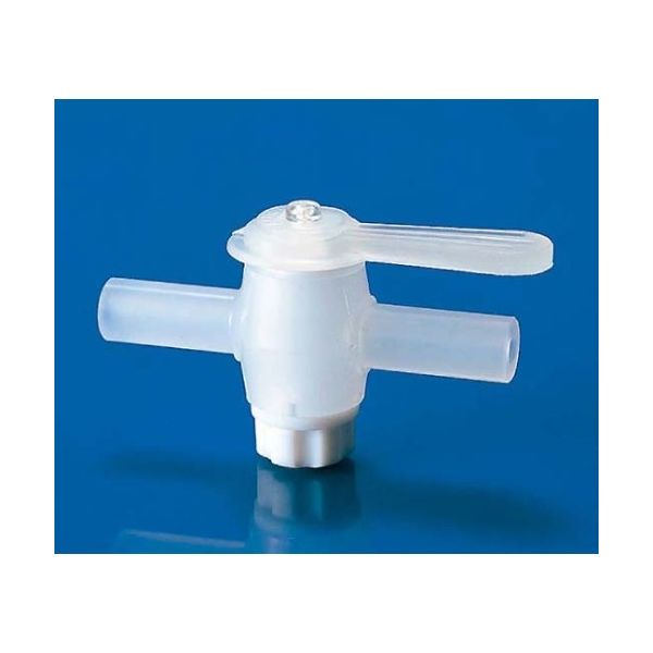 フロン工業 PFA2方バルブ 8φ F-2005-02 1個 61-4378-54（直送品）