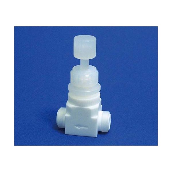 フロン工業 PTFEメスニードルバルブ装置用水平型 Rc1/4 F-2030-01 1個 61-4379-56（直送品） 22,948円