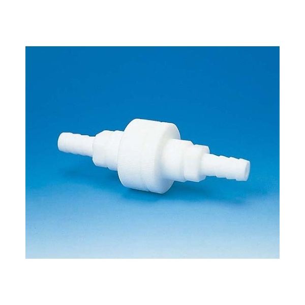 フロン工業 PTFE逆流防止バルブB型 タケノコ外径12φ F-2053-04 1個 61-4380-07（直送品）