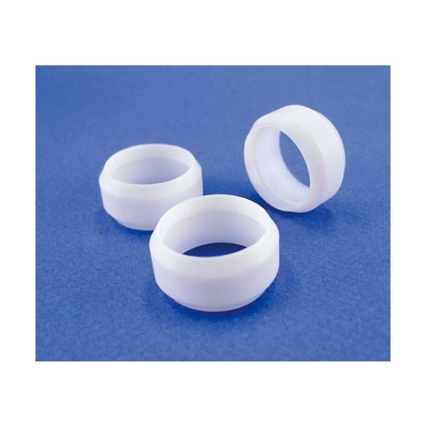 フロン工業 PTFEミゾ付フェルール 25.4φ (10ヶ) F-2206-10 1パック(10個) 61-4384-49（直送品）