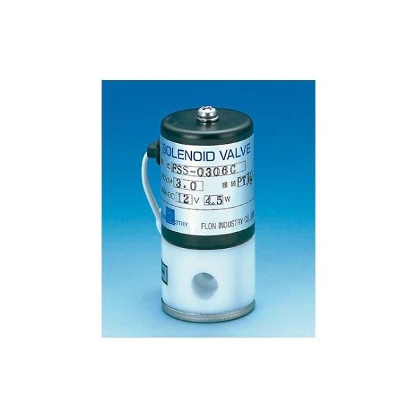 フロン工業 PTFE2方メス電磁弁 FSS-0306CN AC100V F-2363-04 1個 61-4385-69（直送品）