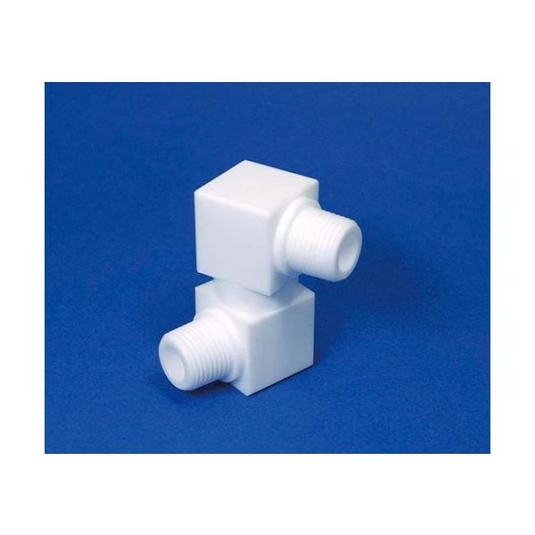 フロン工業 PTFEフレキシブルニップル R3/8*R3/8 F-2703-03 1個 61-4386-76（直送品）