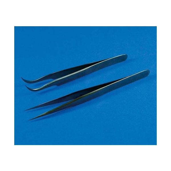 フロン工業 マイクロFコーティングツイーザー カーブ 110mm F-5140-02 1個 61-4392-61（直送品）