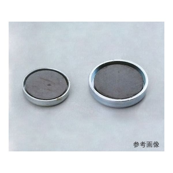 二六製作所 フェライトキャップ磁石(丸型) φ18×5 10個 CE001 1パック(10個) 61-9712-36（直送品）
