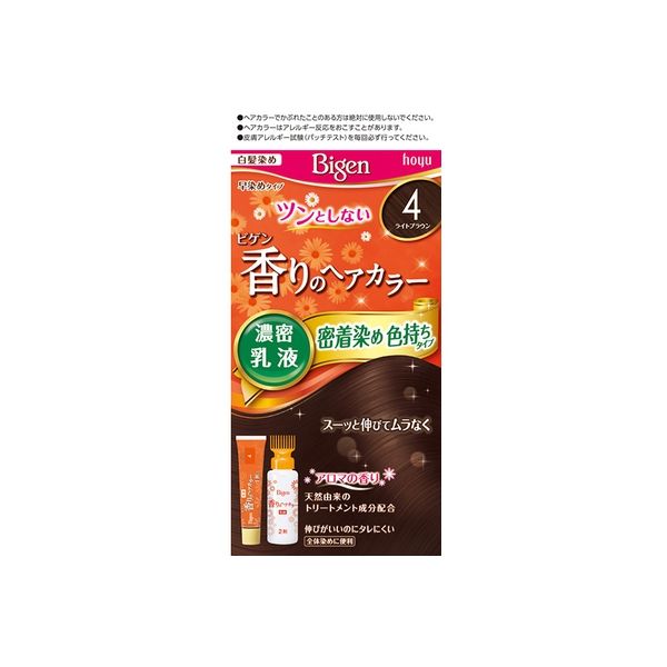 ブランド登録なし ビゲン 香りのヘアカラー 乳液 4 ライトブラウン × 27点