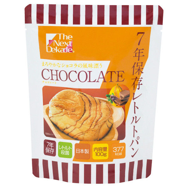 【非常食】 グリーンケミー 7年レトルトパン チョコレート TK00000213 1食