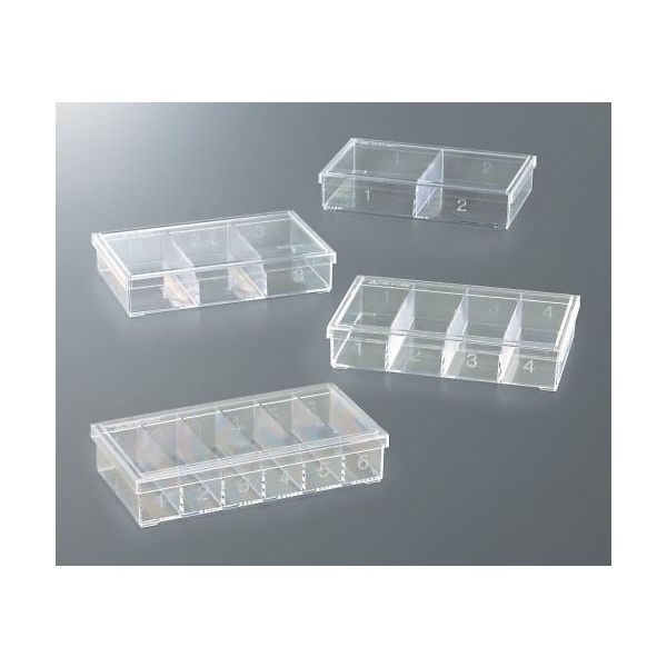 イナ・オプティカ マルチ・ウエスタンボックス 4ウェル 1箱(5個入) MWB-04 1箱(5個) 3-3416-02（直送品）