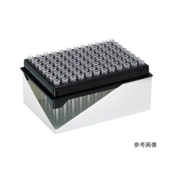 深江化成 10μL ロングチップ 交換プレート 滅菌 1箱(96本×10プレート入) 122-207CS 1箱(960本)（直送品）