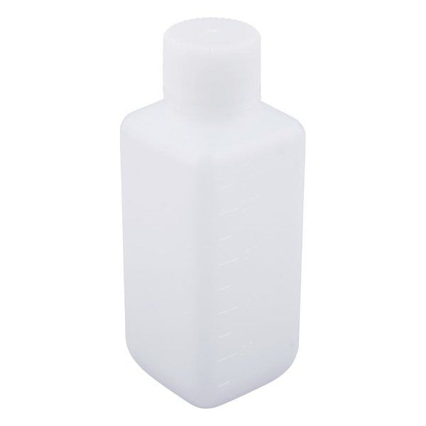 ニッコー・ハンセン Jボトル角型 細口(ナチュラル) 250mL 1本 1540ー02 15-4002-55 1本(1個)（直送品）