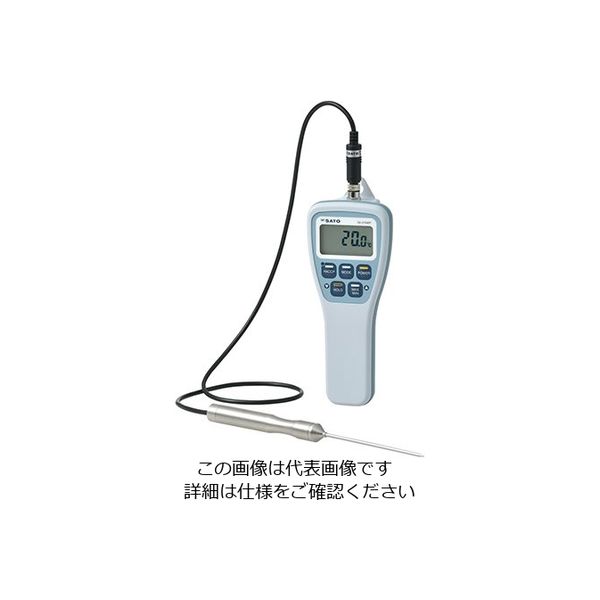 佐藤計量器製作所 防水型デジタル温度計 JCSS校正証明書付き SK-270WP