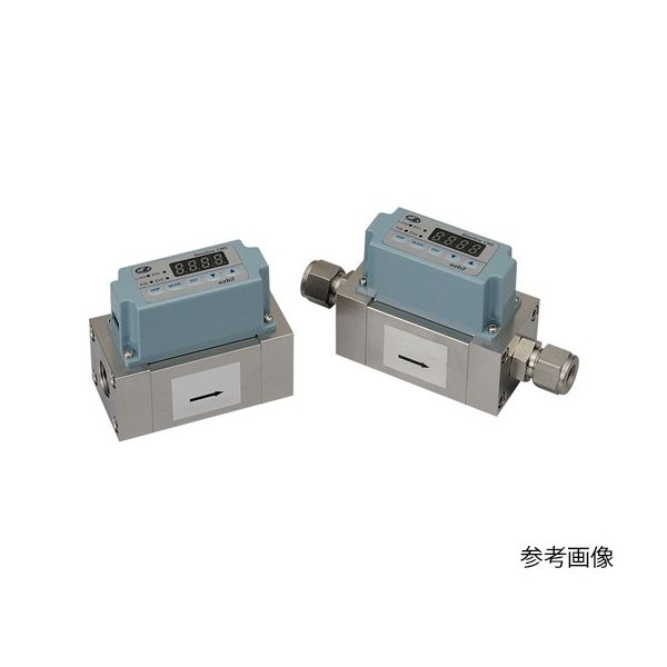 アズビル 気体用マスフローメータ 流量50L/min(水素/ヘリウム) Rc1/4 CMS0050BTTH2001D0 1個（直送品）