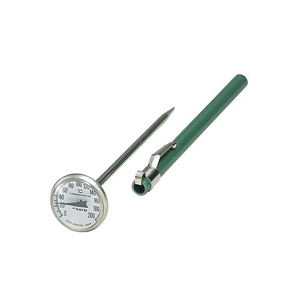 佐藤計量器製作所 ポケットバイメタル 0~200°C 61-0066-04 1個（直送品）