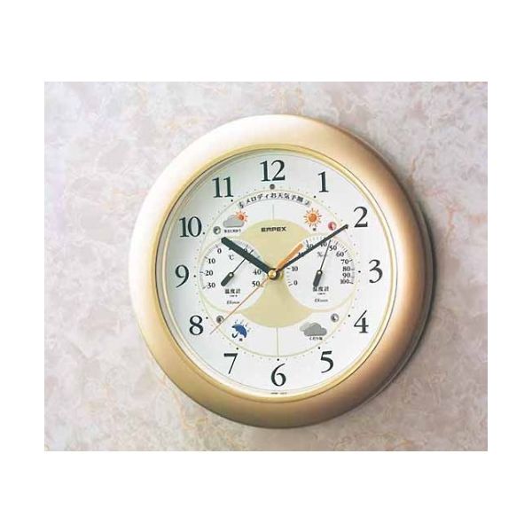 エンペックス気象計 メロディ気象台EX 315×55mm 1570g BW-5208 1個 61-6864-10（直送品）