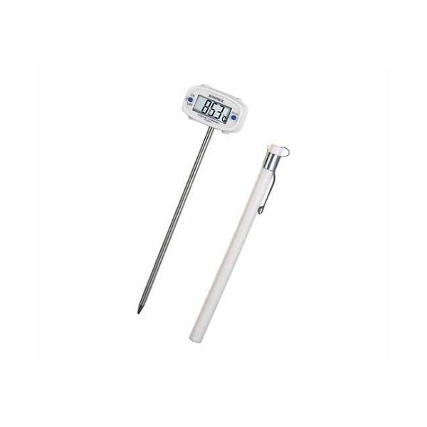 ペン型ポケットサーモ 表示部/10×21mm、センサプローブ/φ4mm×120mm 50g(ホルダー込み) TD-8231 1個（直送品）