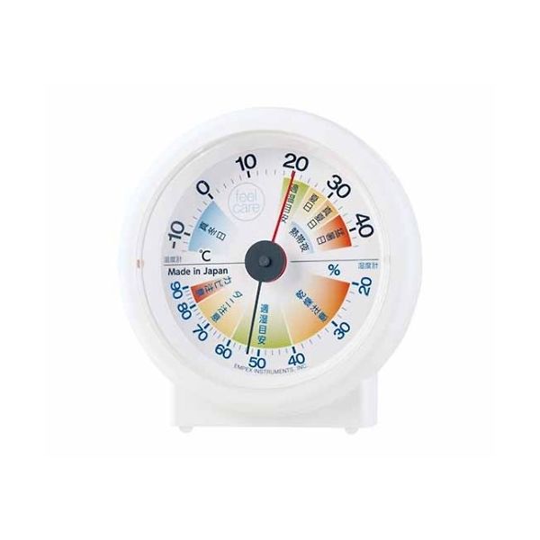 エンペックス気象計 生活管理温・湿度計 feel care 93×89×35mm 80g(ブリスター) TM-2411 1個（直送品）