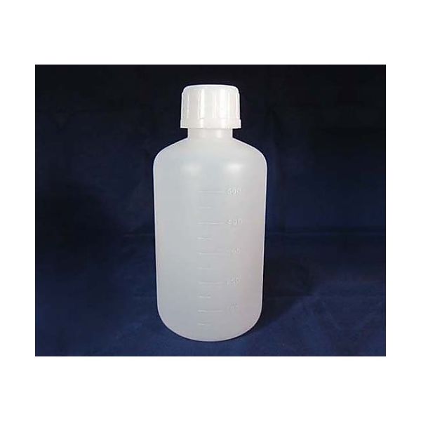 ニプロン化成工業 PE細口瓶 500ml M1-001-05 1本(1個) 61-3517-50（直送品）