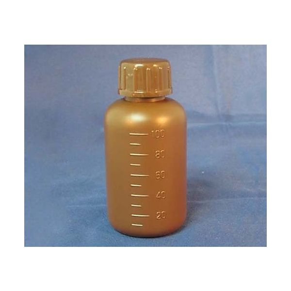 ニプロン化成工業 PE細口瓶(茶) 100ml M1-002-03 1本(1個) 61-3517-52（直送品）