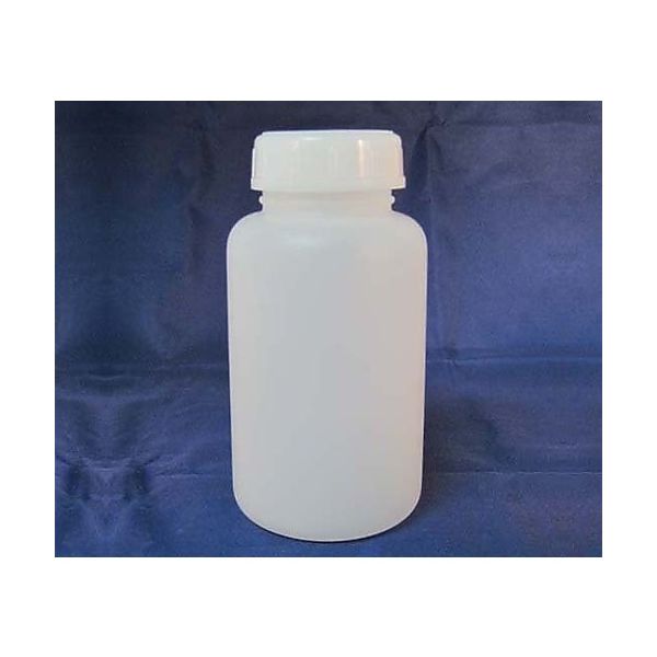 ニプロン化成工業 PE広口瓶 500ml M1-003-06 1本 61-3517-58（直送品）