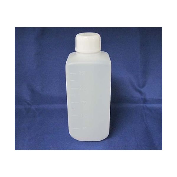 ニプロン化成工業 角型細口瓶 250ml M1-017-03 1本(1個) 61-3517-72（直送品）