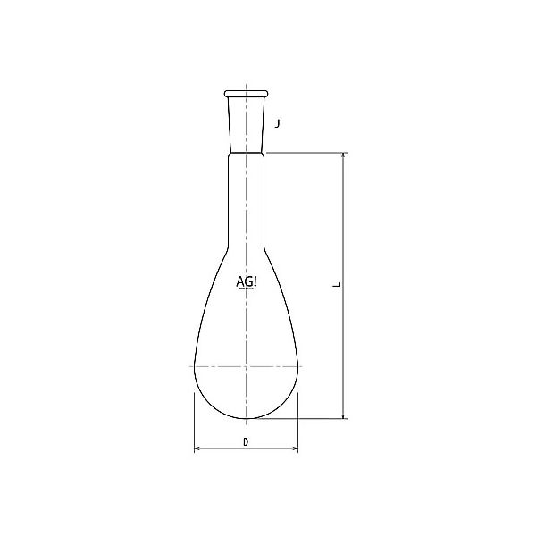 旭製作所 ケルダールフラスコ 50mL 19/38 3212-050-3L 1個 61-3624-78（直送品）