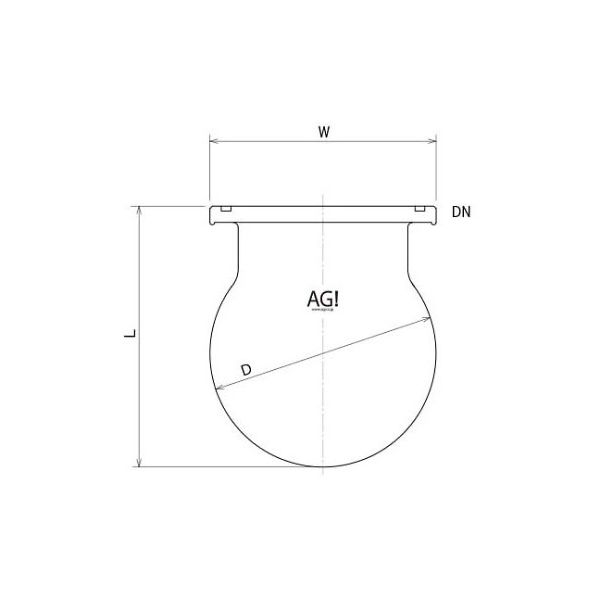 旭製作所 球形セパラ反応容器Oリング溝付 3020ー10/150ーG 1個 61-4717-40（直送品）