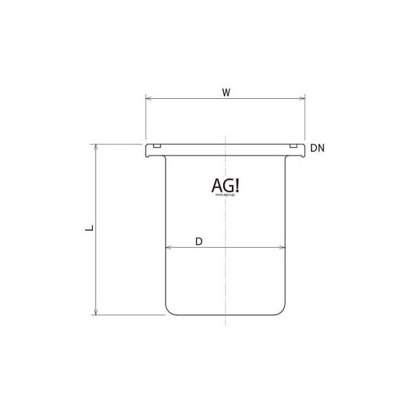 旭製作所 平底セパラ反応容器 3022ー25/300A 1個 61-4718-02（直送品）
