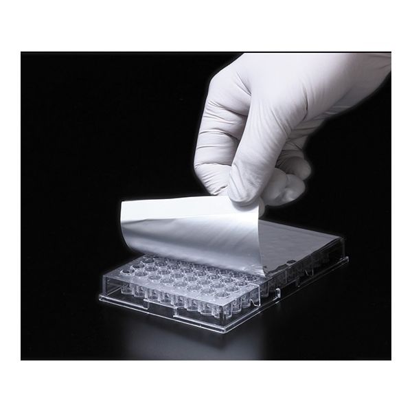 深江化成 プレートシールAL アルミ製粘着シール 547-SBS-AL 1箱(100枚) 62-0891-50（直送品）