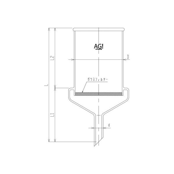 旭製作所 大型ブフナーロート 4000mL 細孔G4 3940-4000/4 1個 62-2113-85（直送品）