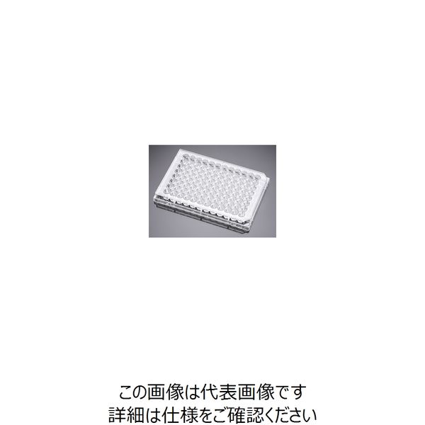 コーニングインターナショナル プライマリア 96ウェル マルチウェルプレート 平底 フタ付き 353872 1ケース(50個)（直送品）