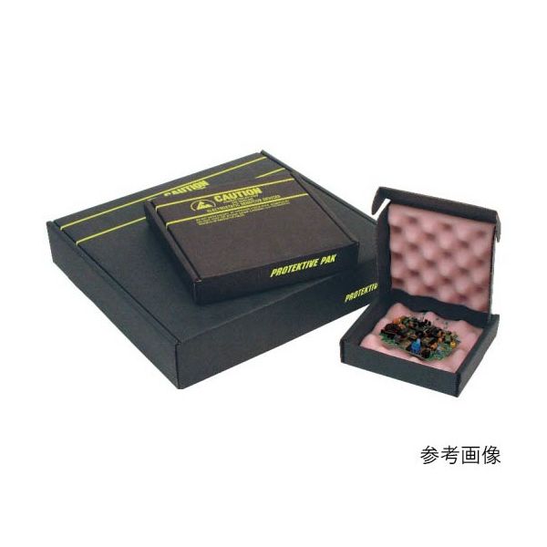 DESCO JAPAN 静電気拡散性回路盤用出荷保管ケース 37053 1個 62-1630-65（直送品）