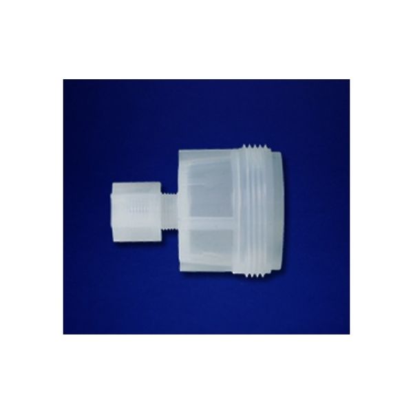 径50mmメンブレン用フィルターホルダー組合せ用構成部品 注入口 外径3/8”チューブ接続用 フェルールナット付 410-22-50 1個（直送品）