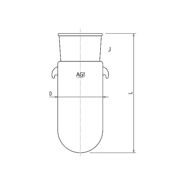 旭製作所 重合フラスコ 2000ml 3270ー2ー14L 1個 61-3629-47（直送品）