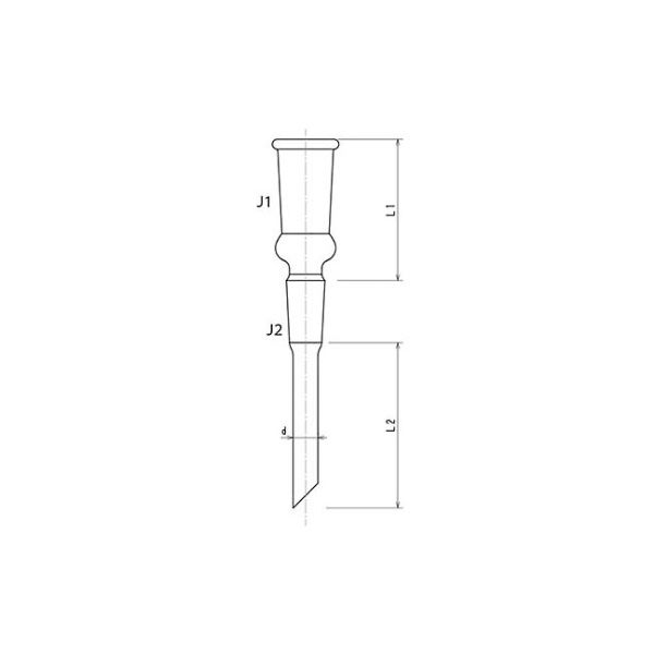 旭製作所 挿入管付拡大アダプター 2301ー4L1Lー100 1個 61-4703-23（直送品）