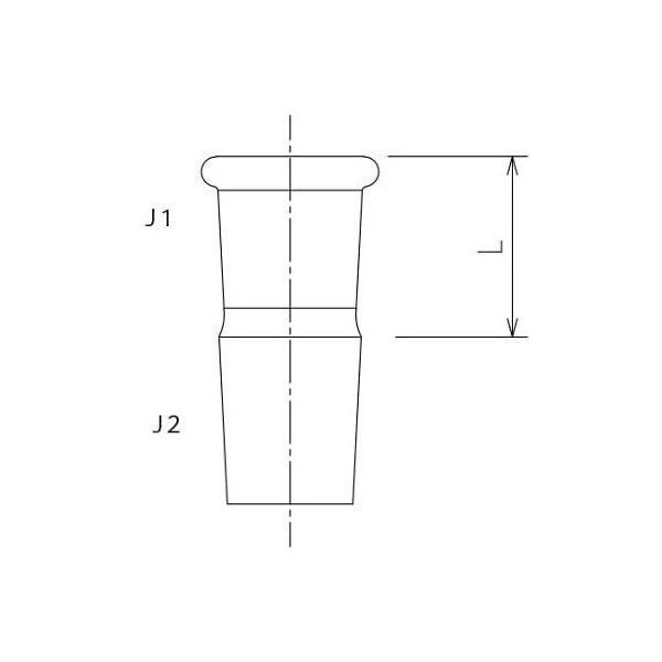 旭製作所 縮小アダプター 2302ー1M3M 1個 61-4703-79（直送品）