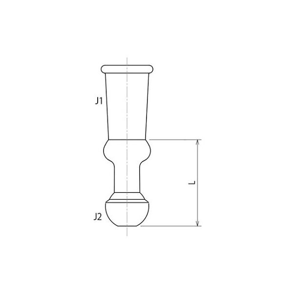 旭製作所 ボールジョイント異形アダプター 2310-H4L 1個 61-4704-58（直送品）