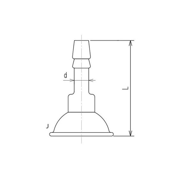 旭製作所 ボールジョイントホースコネクターオス 2318-B-10 1個 61-4705-16（直送品）