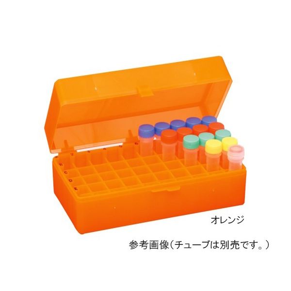 深江化成 チューブラック 1.5/2.0mlチューブ用 50穴 黒 2572-502BL 1個 62-0892-27（直送品）