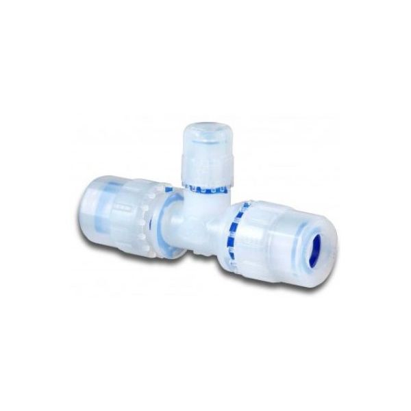 フッ素樹脂 PFA 継手 レデューシングユニオンティ RUTーM12ーM6ーM12 RUT-M12-M6-M12 1個（直送品）