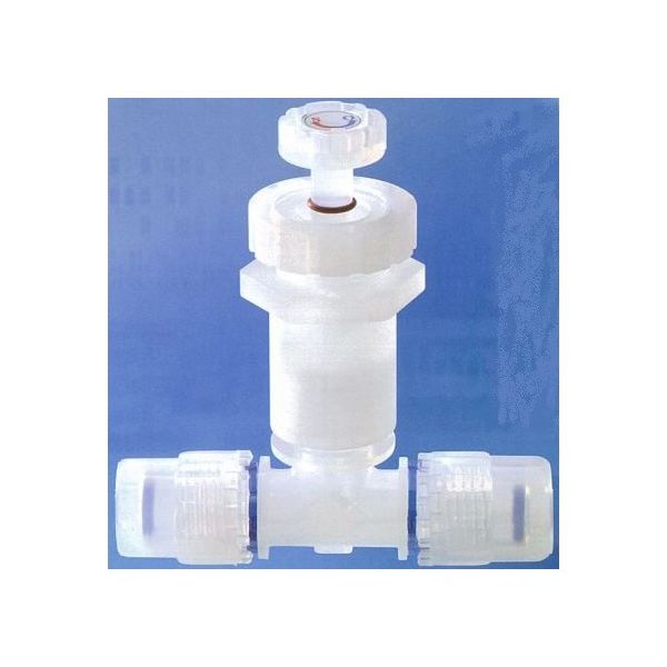 BUENO TECHNOLOGY フッ素樹脂 PFA 継手 ニードルバルブ 水平式 JHAWーM3 JHAW-M3 1個（直送品）