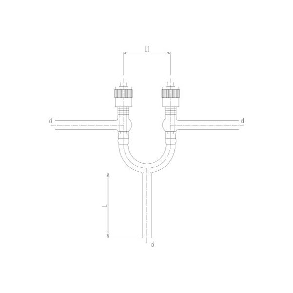 旭製作所 高真空グリースレスマルチバルブ III型 芯棒材質:PTFE 2266ー15 1個 62-2091-89（直送品）
