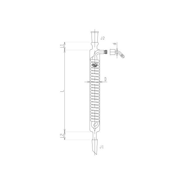 旭製作所 ジムロート 冷却器 ウォーターコネクター仕様 3442-300W-2L 1個 62-2106-61（直送品）