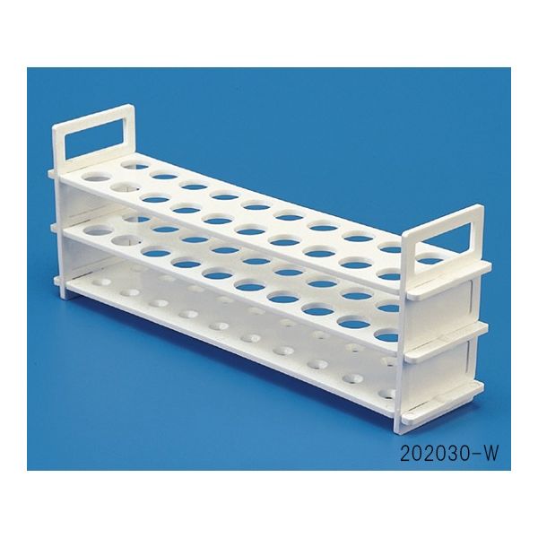 東栄 試験管立て 13mm 31本 白 202010-W 1個 62-2940-58（直送品）