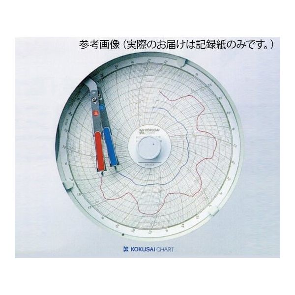 アズワン 温湿度記録計 きろく君 記録紙のみ 1-5514-14 1個(30枚)（直送品） - アスクル